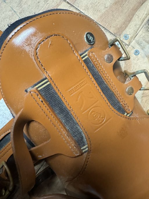 FULL Jos Lansink tan leather tendon and fetlock boot set - Image 9