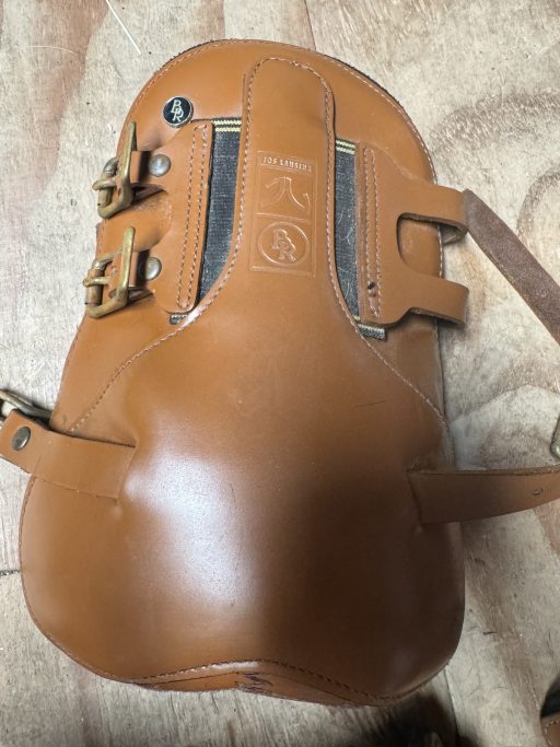 FULL Jos Lansink tan leather tendon and fetlock boot set - Image 5