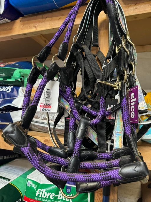 Elico Galway Headcollar Purple - FULL - Image 2