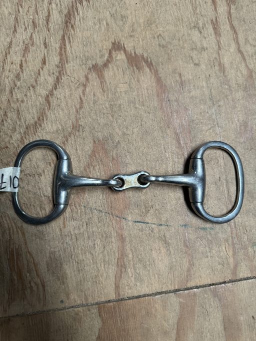 4.5” flat French link snaffle