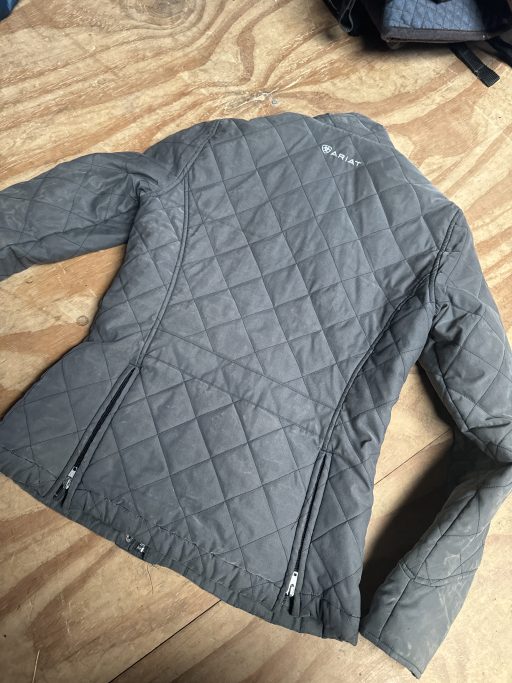 Ladies Ariat grey jacket SMALL - Image 2