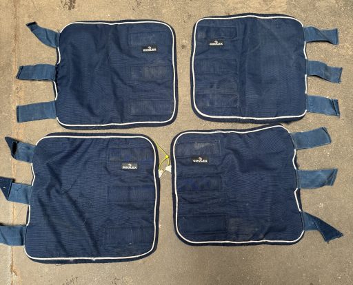 Coolex Navy Large Leg Wraps x4